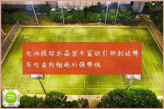 电讯报称水晶宫冬窗欲引热刺边锋布伦南约翰逊补强锋线